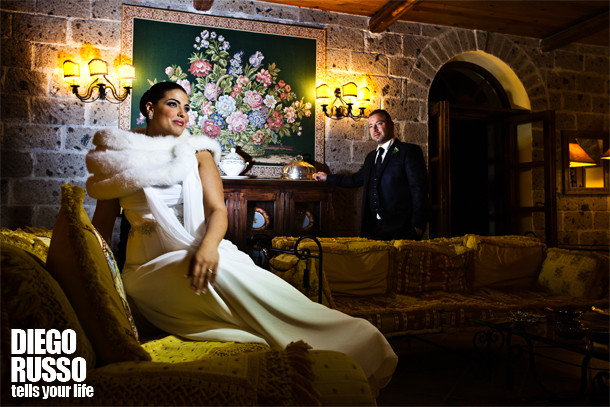 Matrimonio invernale all'Antico Casale Dei Mascioni Caserta - Coprispalle pelliccia sposa