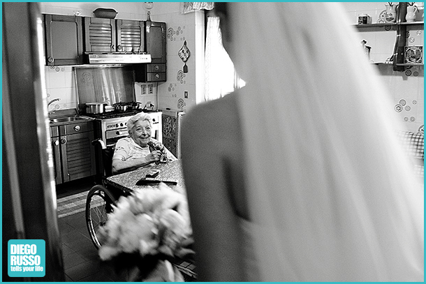 foto della sposa - foto emozionanti al matrimonio - foto alle nozze - foto al matrimonio - foto della nonna al matrimonio