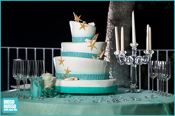 foto torta - foto wedding cake - foto della torta tiffany - foto della torta al matrimonio - foto del matrimonio