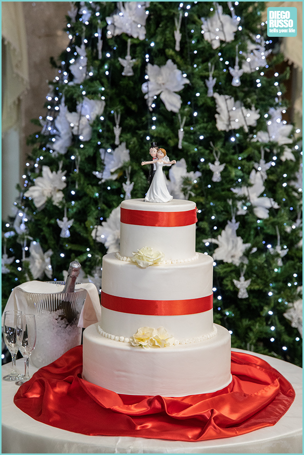 foto wedding cake - foto torta nuziale natalizia - foto wedding cake natalizia