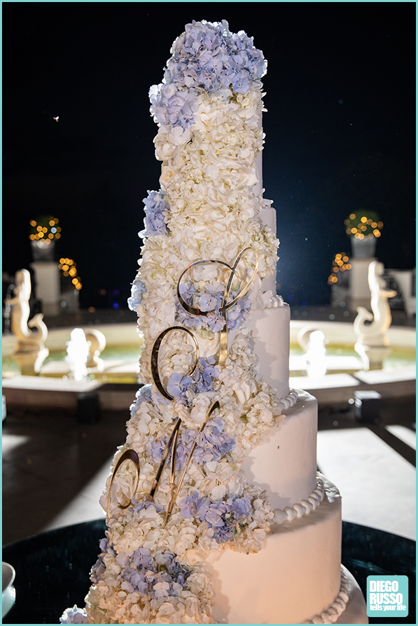 foto torta da matrimonio - foto torta con decorazioni floreali - foto torta per matrimonio